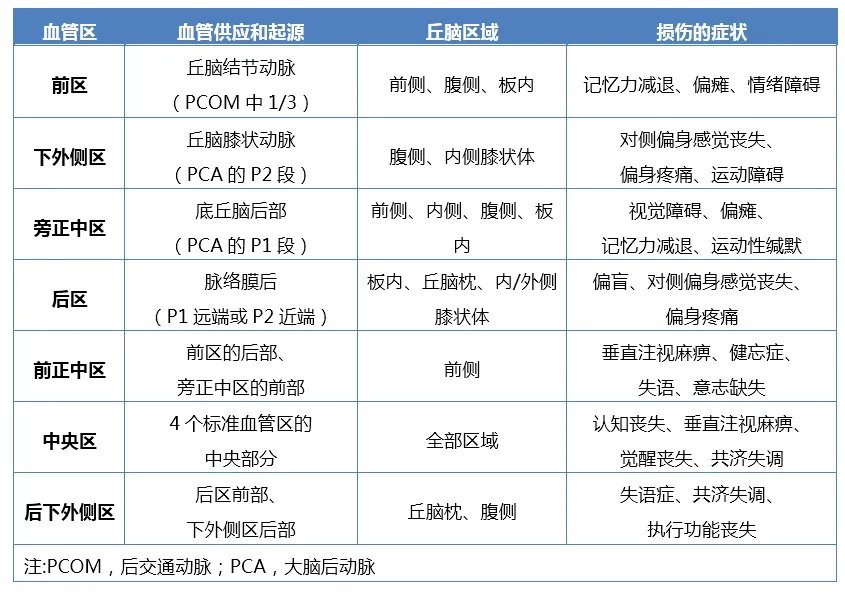 丘脑受损会导致: