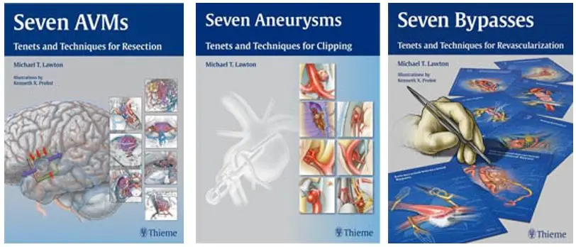 曾出版动脉瘤手术治疗著作《七种脑动静脉畸形：切除原理和技巧》、《七种动脉瘤：夹闭术的原理和技巧》、《七种搭桥术：血运重建的原则和技术》