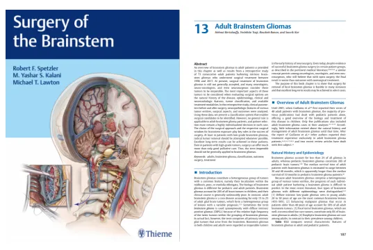 2020年新版的世界脑干手术专著《Surgery of the Brainstem》